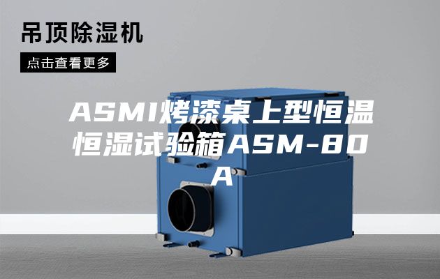 ASMI烤漆桌上型恒温恒湿试验箱ASM-80A