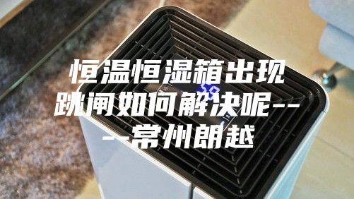 恒温恒湿箱出现跳闸如何解决呢----常州朗越